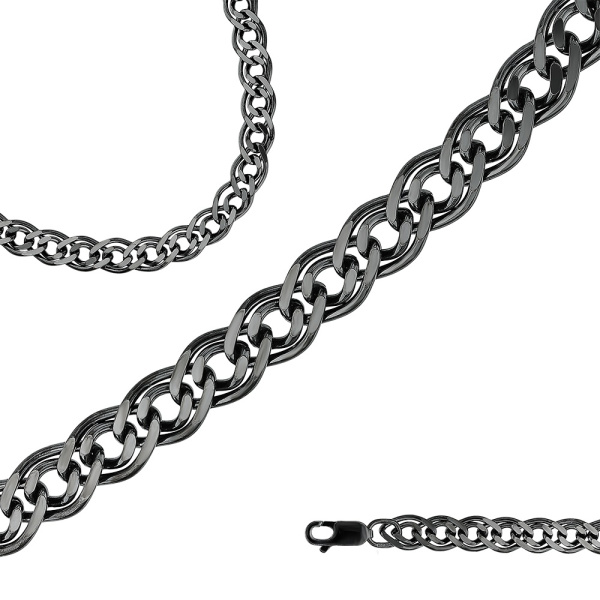 Цепь из серебра 925, плетение «Нонна»